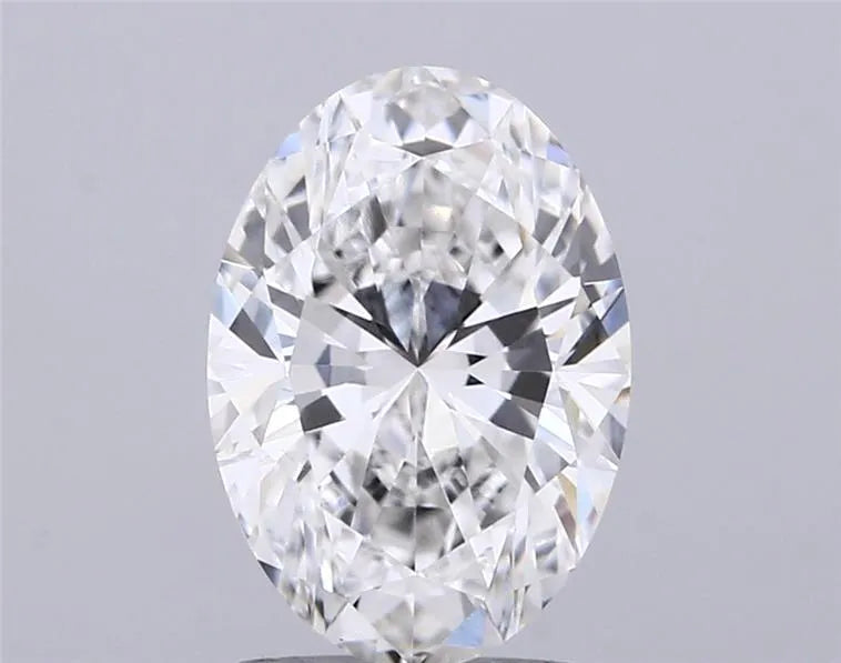 2.50ct Oval Lab Grown Diamond (Colour E, Clarity VS2, IGI Certified)
