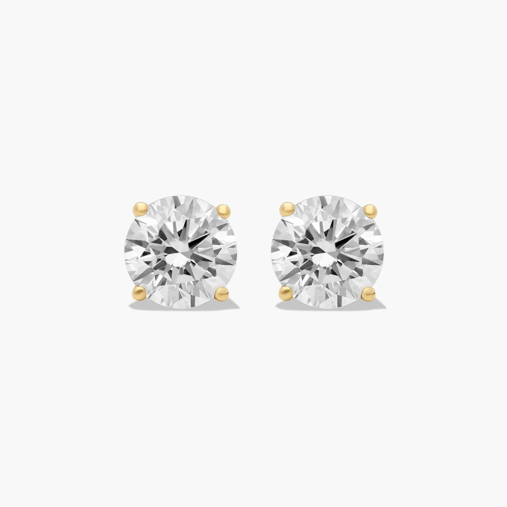 Studs Or 14KT Diamant 2.00 ctw