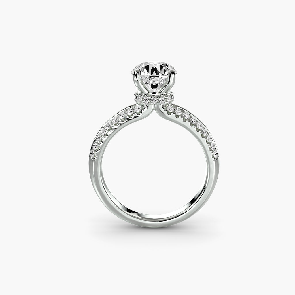 Solitaire with Pavé