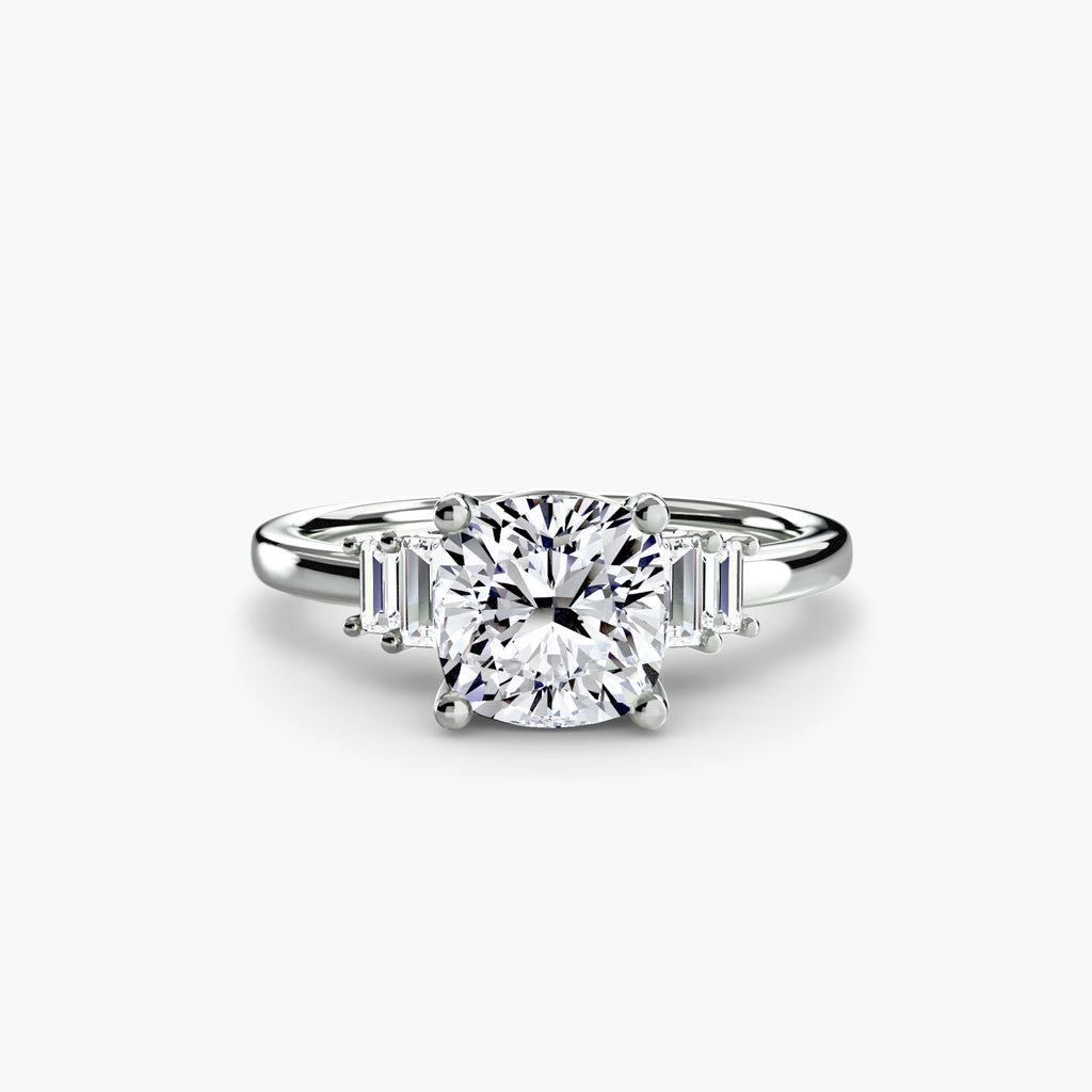 Baguette Accent Solitaire