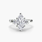 Baguette Accent Solitaire