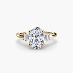 Baguette Accent Solitaire